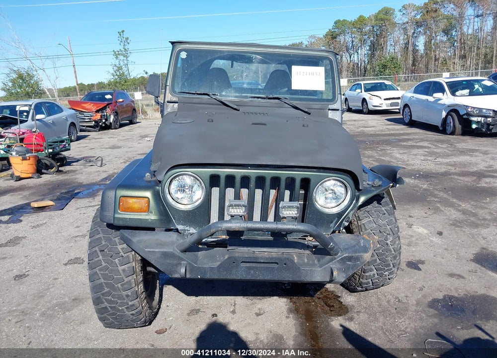 1998 JEEP WRANGLER SE VIN: 1J4FY29P6WP711517
