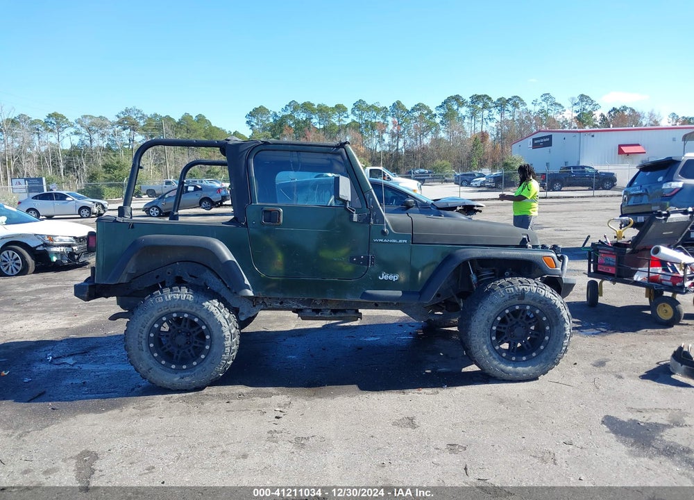 1998 JEEP WRANGLER SE VIN: 1J4FY29P6WP711517