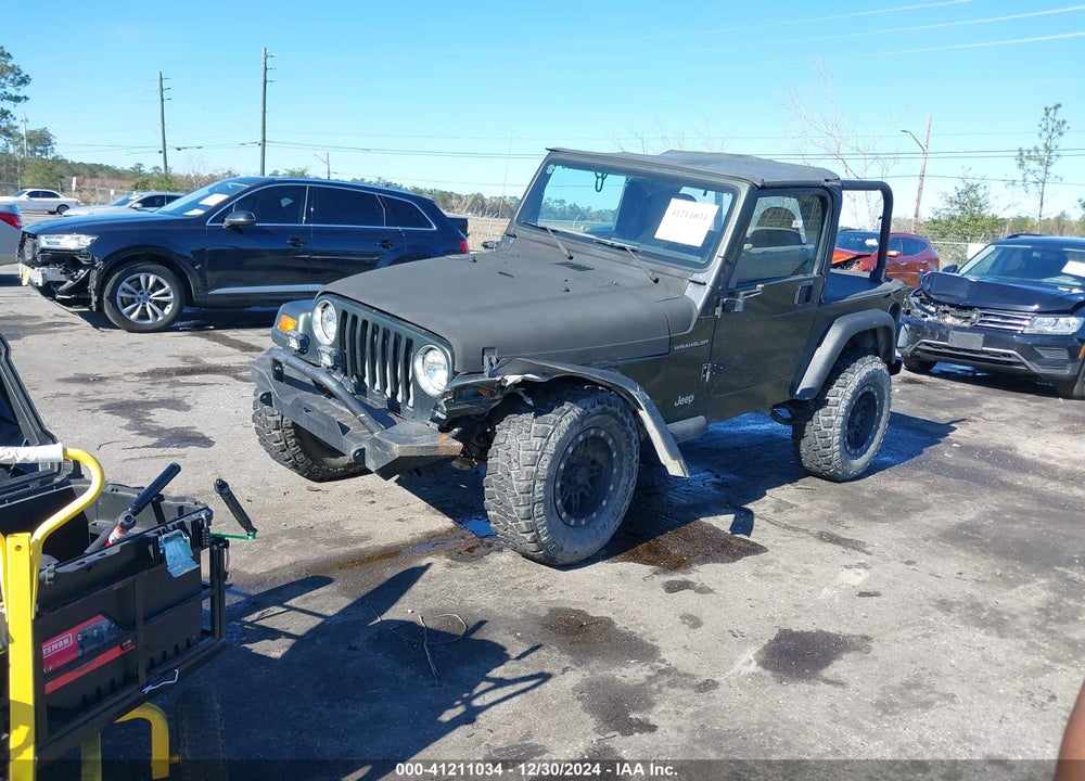 1998 JEEP WRANGLER SE VIN: 1J4FY29P6WP711517