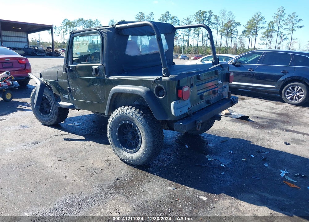 1998 JEEP WRANGLER SE VIN: 1J4FY29P6WP711517