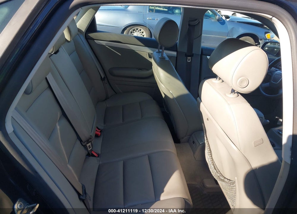 2008 AUDI A4 2.0T QUATTRO VIN: WAUDF78E58A076714