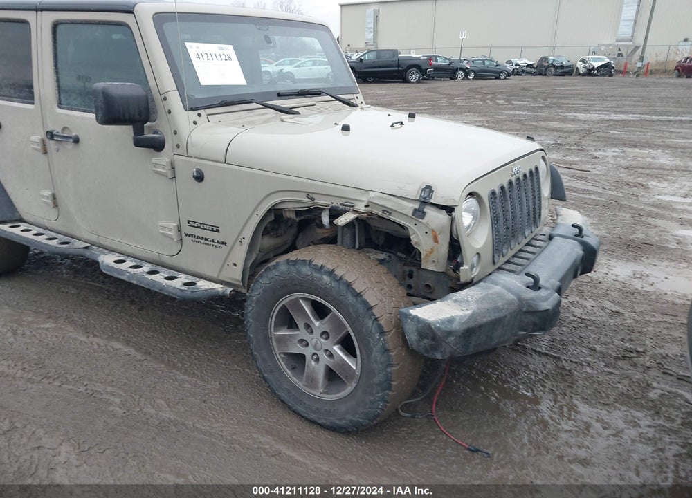 2017 JEEP WRANGLER UNLIMITED SPORT 4X4 VIN: 1C4BJWDG4HL724929