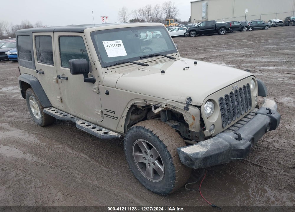 2017 JEEP WRANGLER UNLIMITED SPORT 4X4 VIN: 1C4BJWDG4HL724929