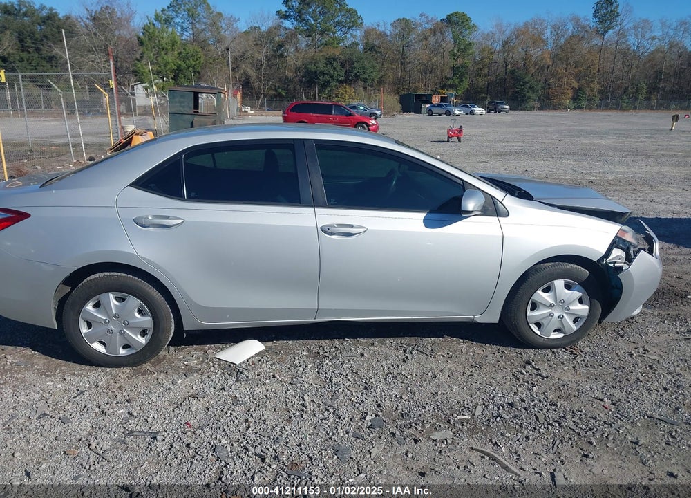 2016 TOYOTA COROLLA VIN: 5YFBURHE8GP498711