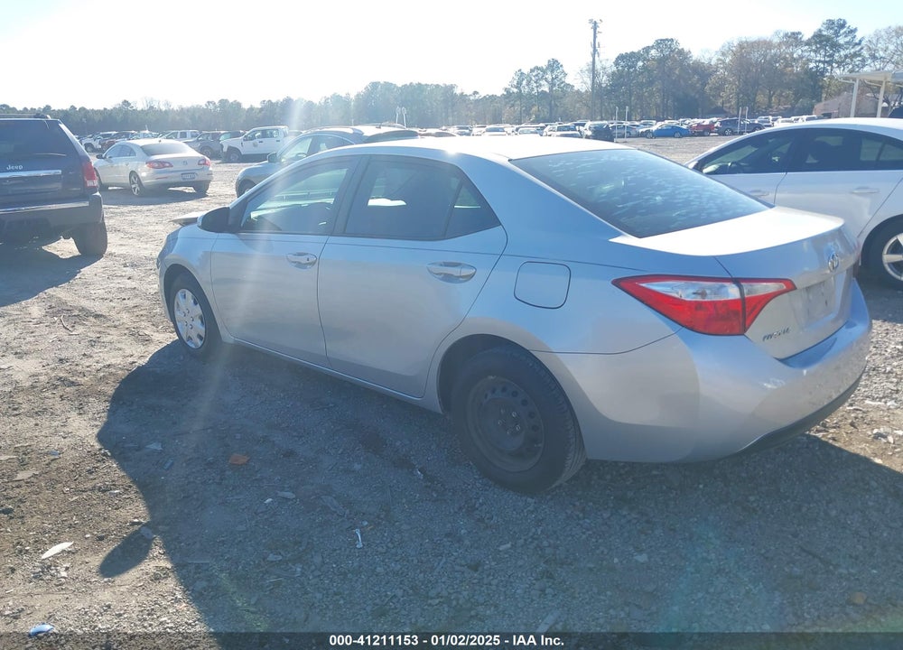 2016 TOYOTA COROLLA VIN: 5YFBURHE8GP498711