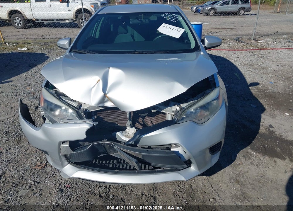 2016 TOYOTA COROLLA VIN: 5YFBURHE8GP498711