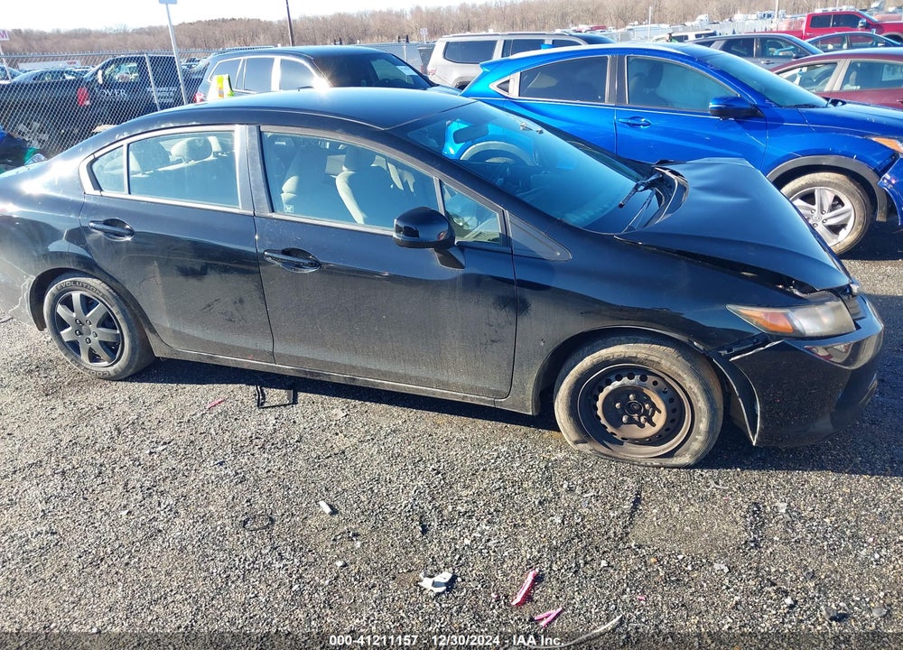 2012 HONDA CIVIC SDN VIN: 2HGFB2F51CH527243