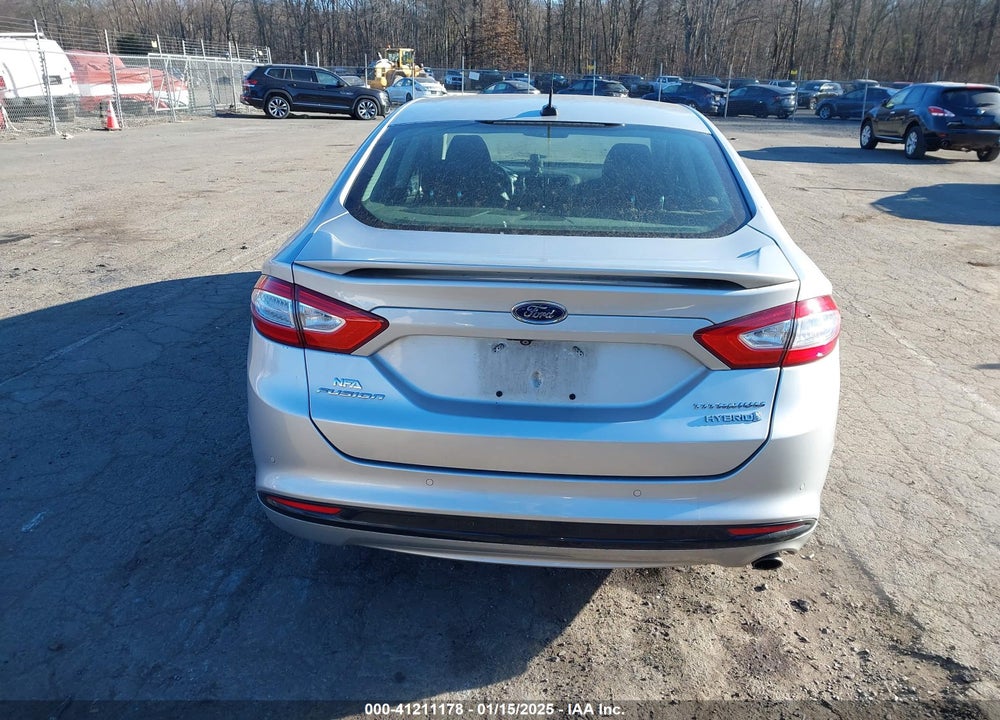 2015 FORD FUSION HYBRID TITANIUM VIN: 3FA6P0RU3FR245918