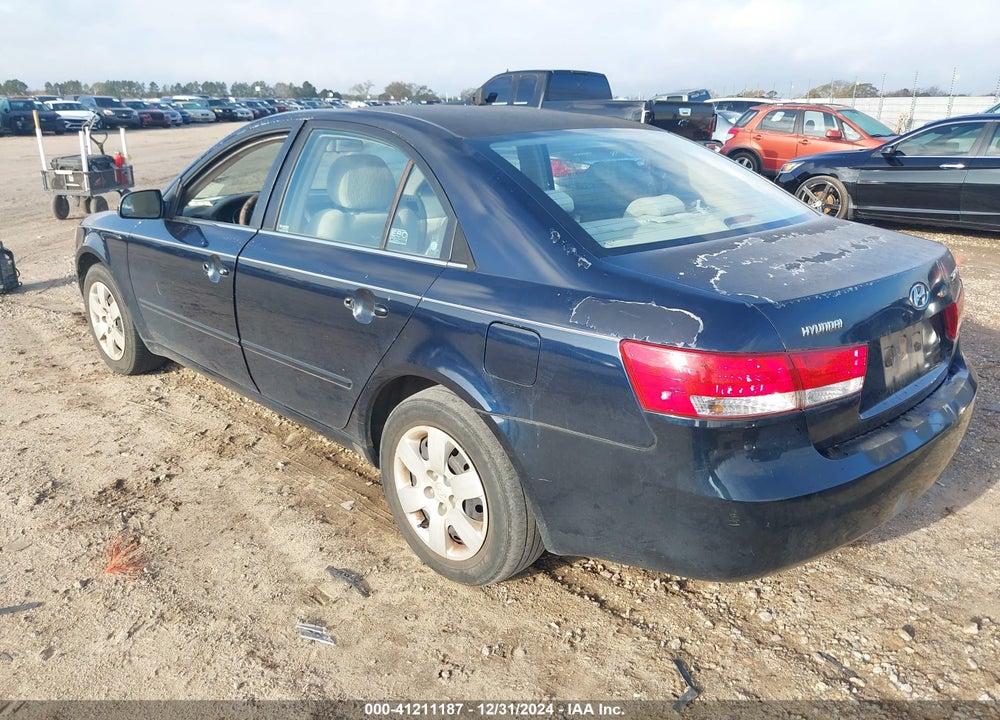 2007 HYUNDAI SONATA GLS VIN: 5NPET46C57H212573