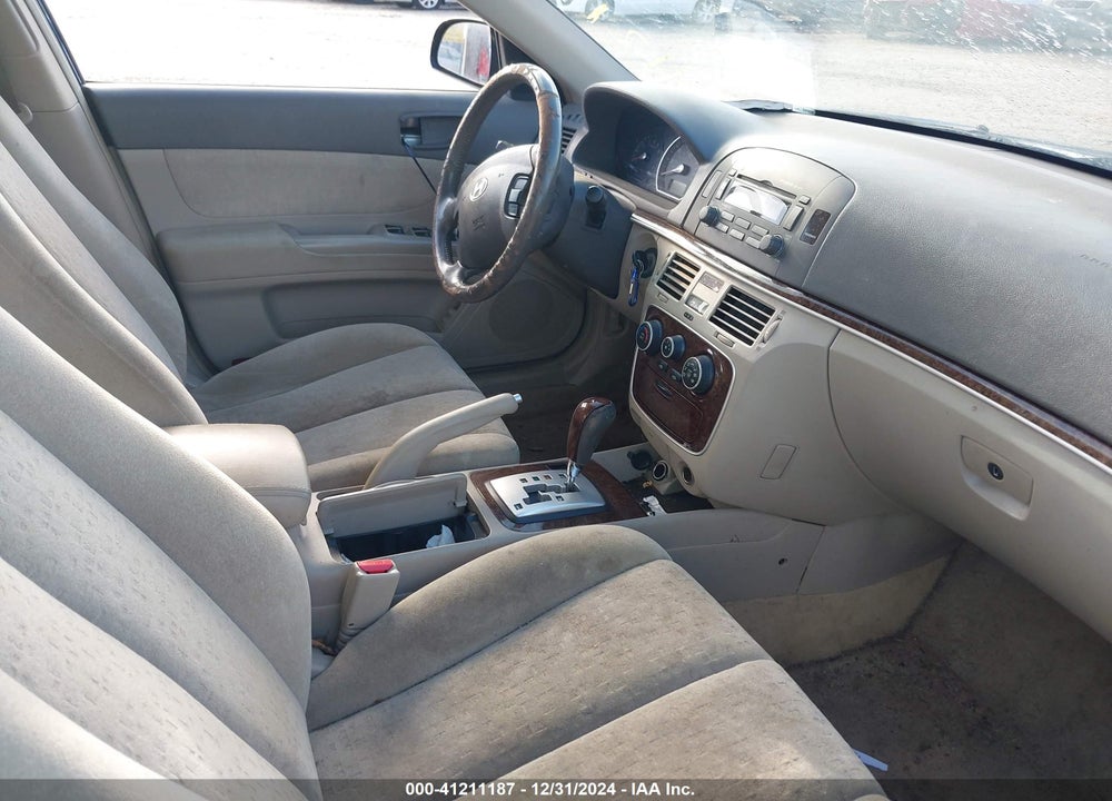 2007 HYUNDAI SONATA GLS VIN: 5NPET46C57H212573