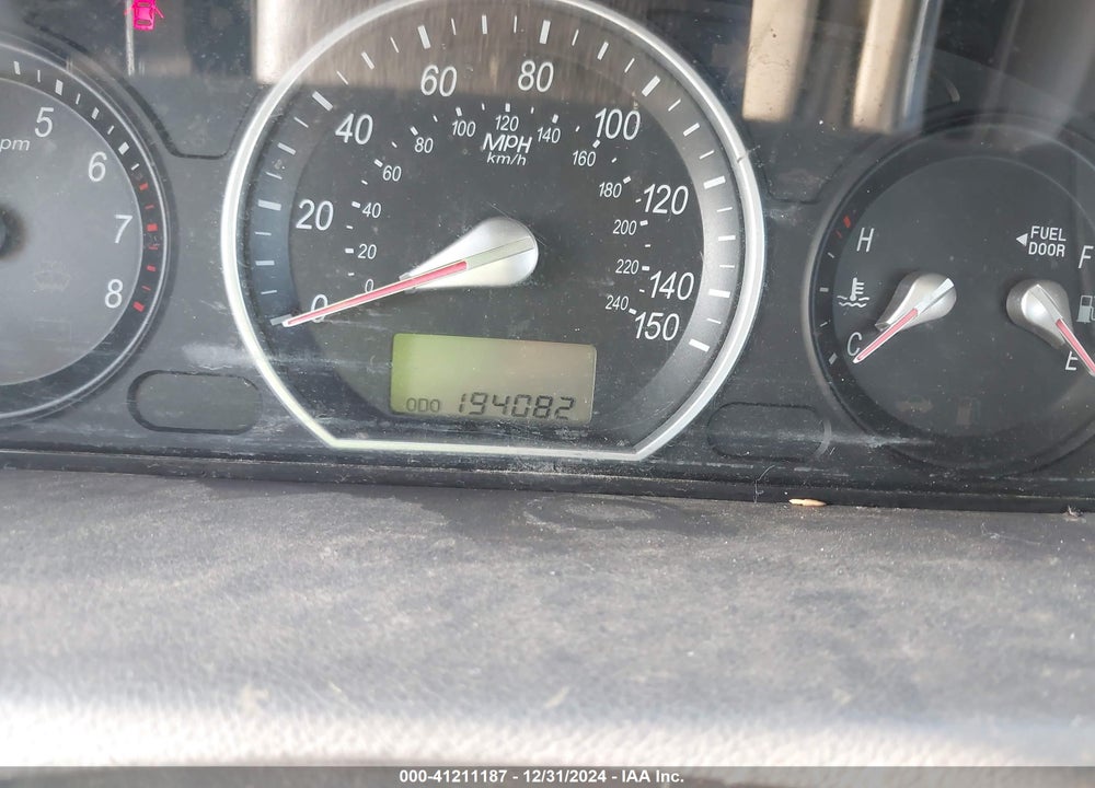 2007 HYUNDAI SONATA GLS VIN: 5NPET46C57H212573
