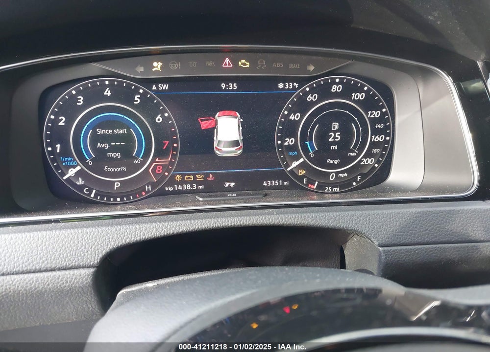2019 VOLKSWAGEN GOLF R VIN: WVWVA7AU4KW216480