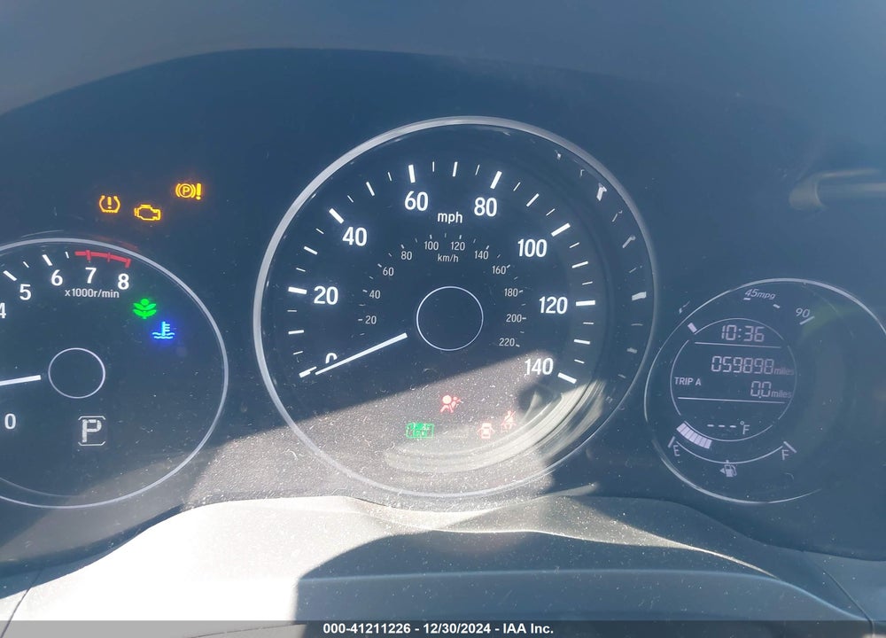 2019 HONDA HR-V LX VIN: 3CZRU5H33KG707965