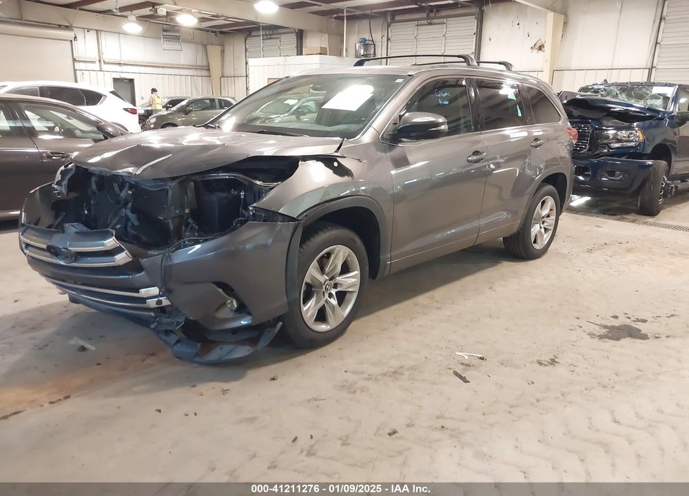 2017 TOYOTA HIGHLANDER LIMITED VIN: 5TDYZRFH6HS234162