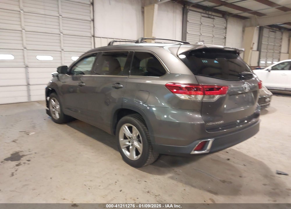 2017 TOYOTA HIGHLANDER LIMITED VIN: 5TDYZRFH6HS234162