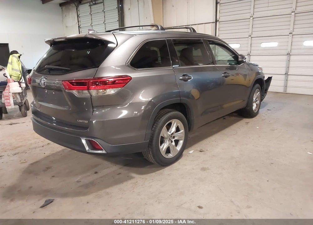 2017 TOYOTA HIGHLANDER LIMITED VIN: 5TDYZRFH6HS234162