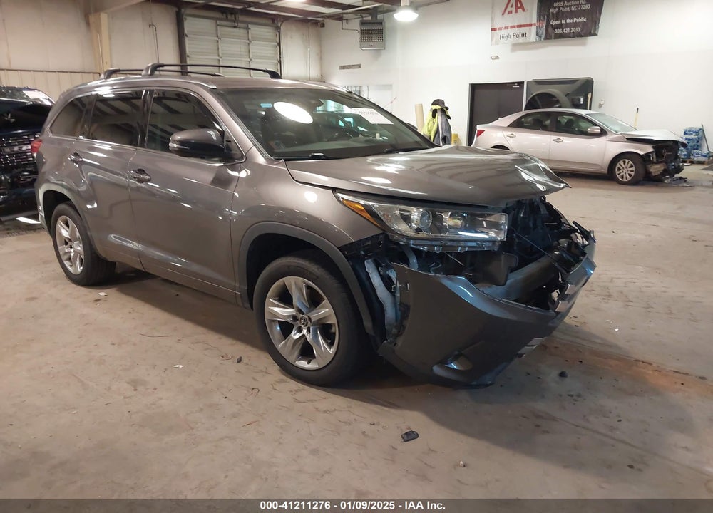 2017 TOYOTA HIGHLANDER LIMITED VIN: 5TDYZRFH6HS234162