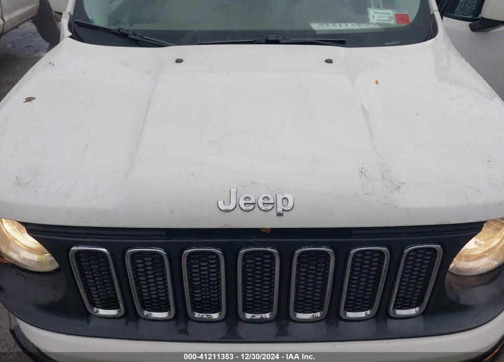 2016 JEEP RENEGADE LATITUDE VIN: ZACCJBBT5GPD29715