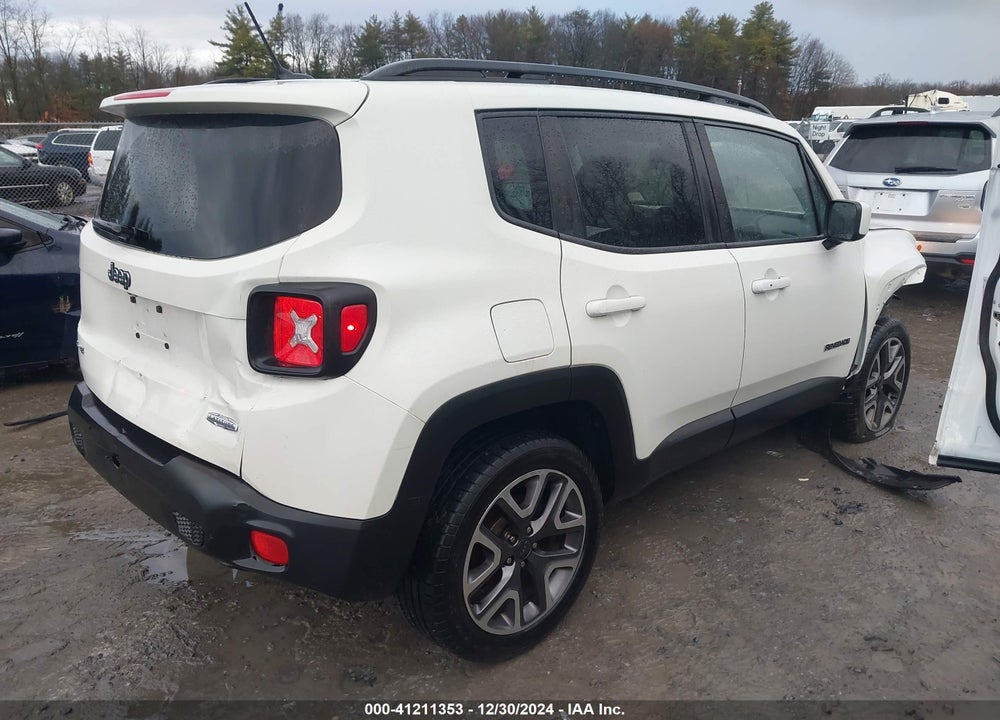 2016 JEEP RENEGADE LATITUDE VIN: ZACCJBBT5GPD29715