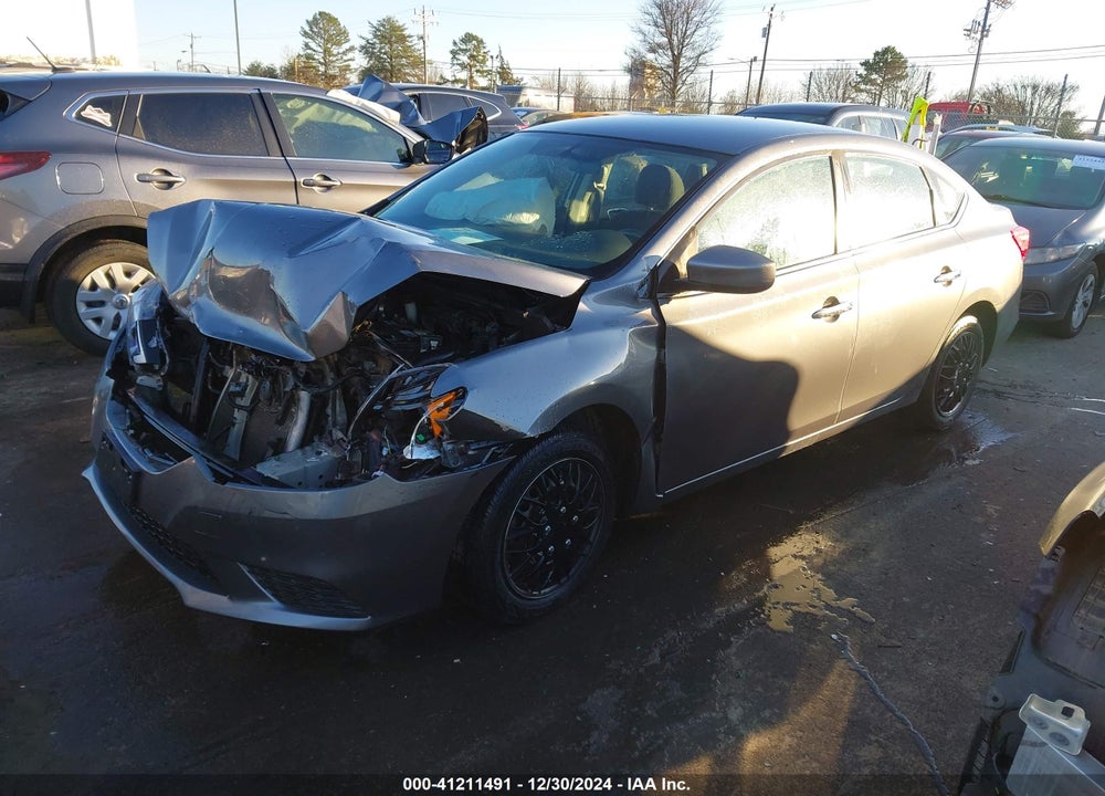 2017 NISSAN SENTRA SV VIN: 3N1AB7AP8HL721011