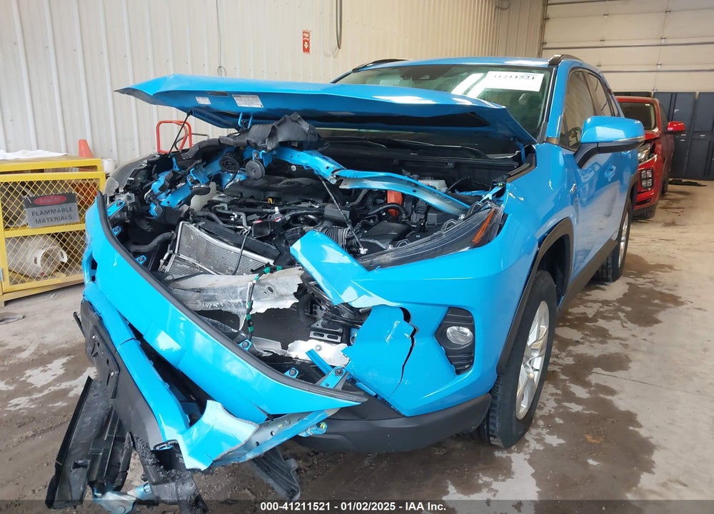 2019 TOYOTA RAV4 HYBRID XLE VIN: JTMRWRFV7KD019914