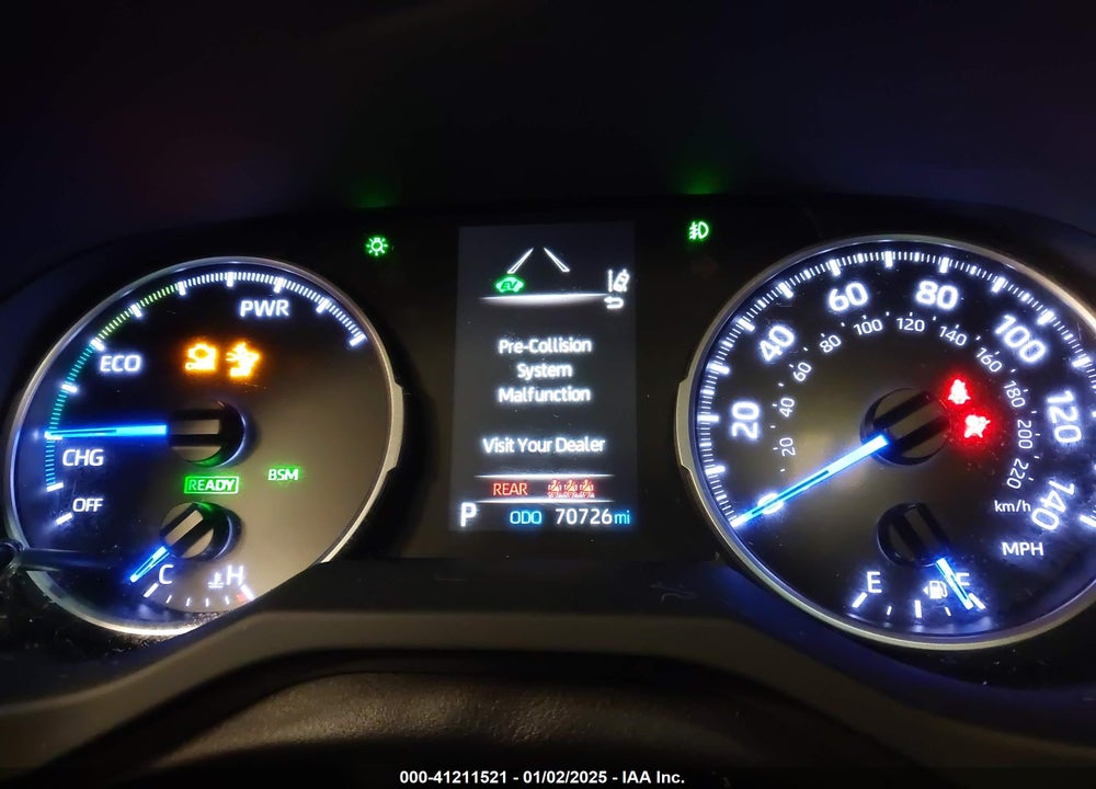 2019 TOYOTA RAV4 HYBRID XLE VIN: JTMRWRFV7KD019914