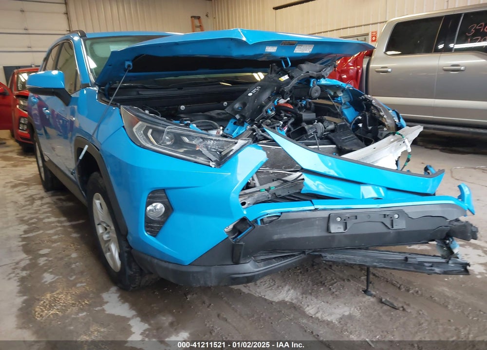 2019 TOYOTA RAV4 HYBRID XLE VIN: JTMRWRFV7KD019914