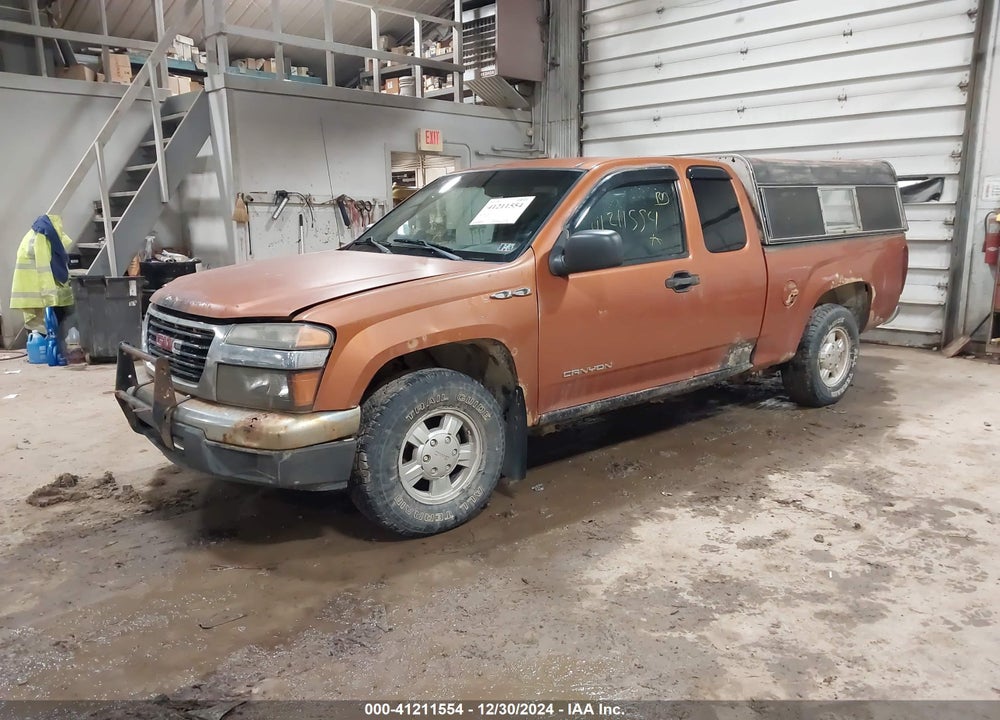 2005 GMC CANYON SLE VIN: 1GTCS198958139316