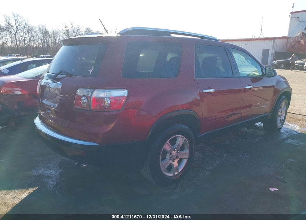 2008 GMC ACADIA SLE-1 VIN: 1GKER13788J225450
