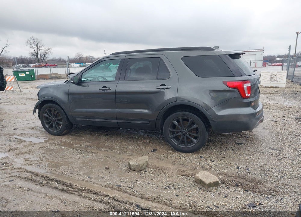 2017 FORD EXPLORER XLT VIN: 1FM5K8D89HGC52438