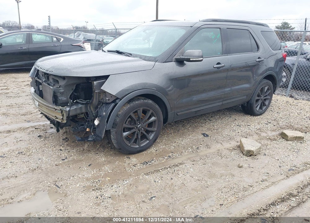 2017 FORD EXPLORER XLT VIN: 1FM5K8D89HGC52438