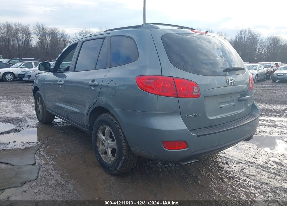 2007 HYUNDAI SANTA FE GLS VIN: 5NMSG13D87H097189