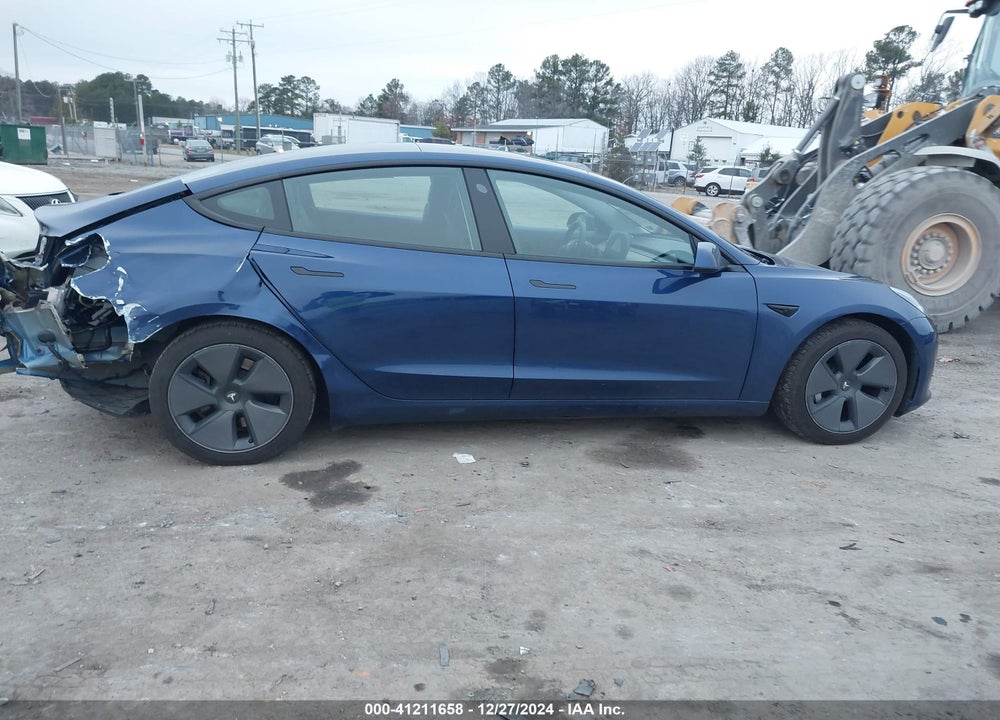 2021 TESLA MODEL 3 LONG RANGE DUAL MOTOR ALL-WHEEL DRIVE VIN: 5YJ3E1EBXMF853236