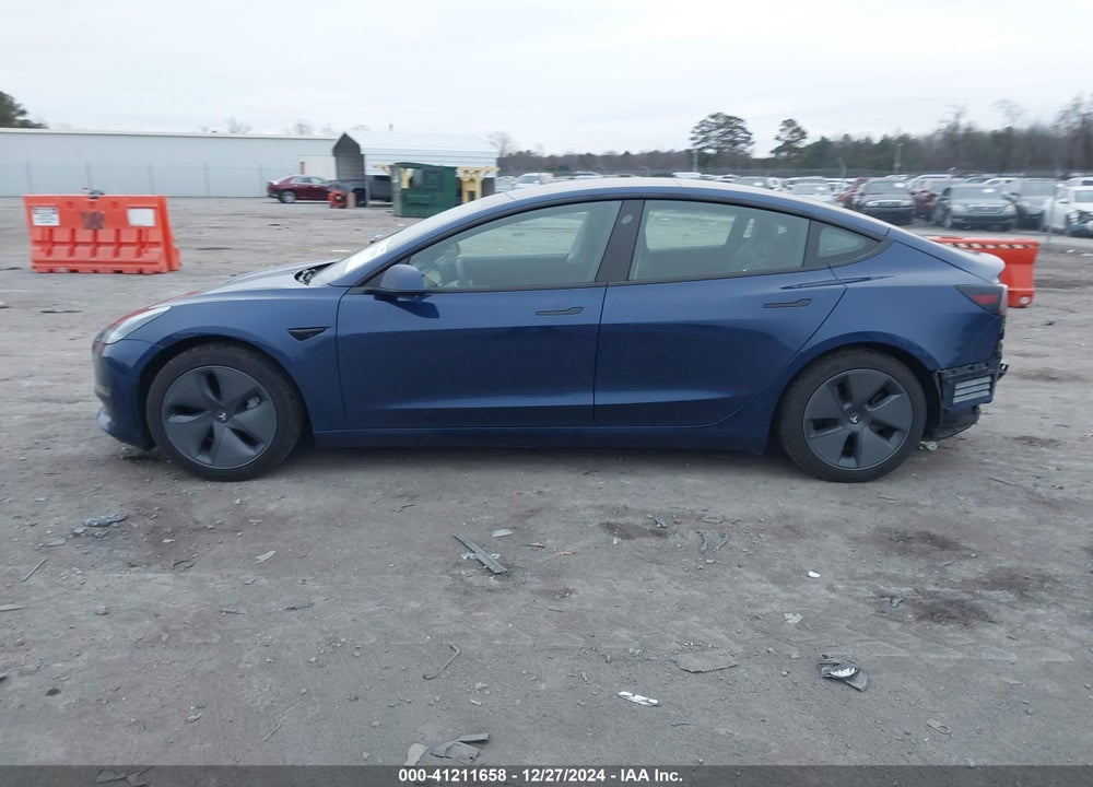 2021 TESLA MODEL 3 LONG RANGE DUAL MOTOR ALL-WHEEL DRIVE VIN: 5YJ3E1EBXMF853236