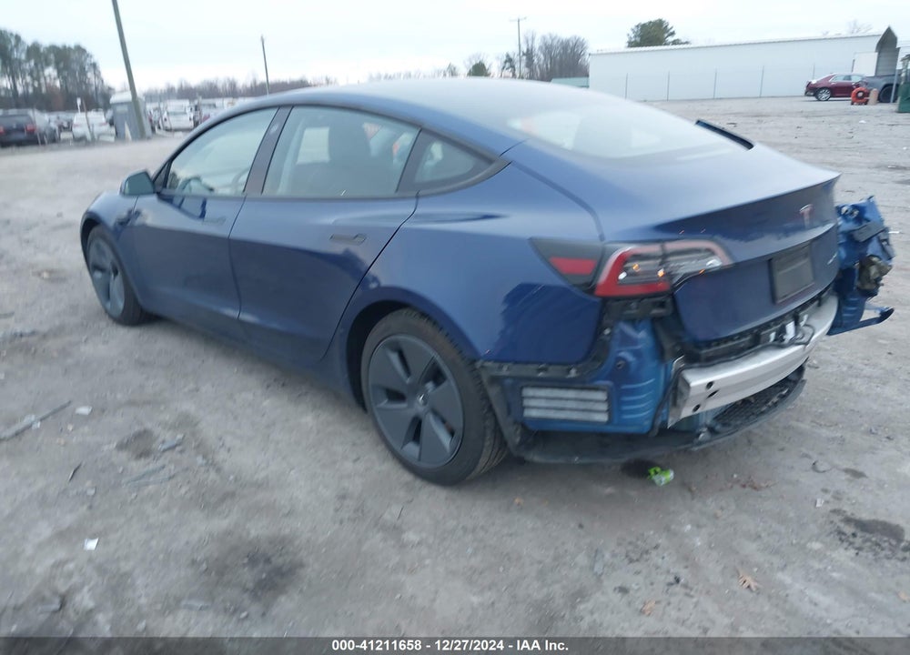 2021 TESLA MODEL 3 LONG RANGE DUAL MOTOR ALL-WHEEL DRIVE VIN: 5YJ3E1EBXMF853236