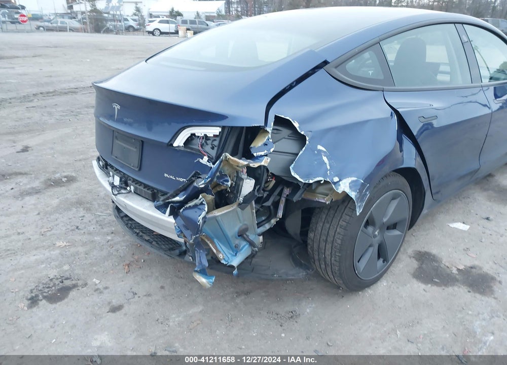 2021 TESLA MODEL 3 LONG RANGE DUAL MOTOR ALL-WHEEL DRIVE VIN: 5YJ3E1EBXMF853236