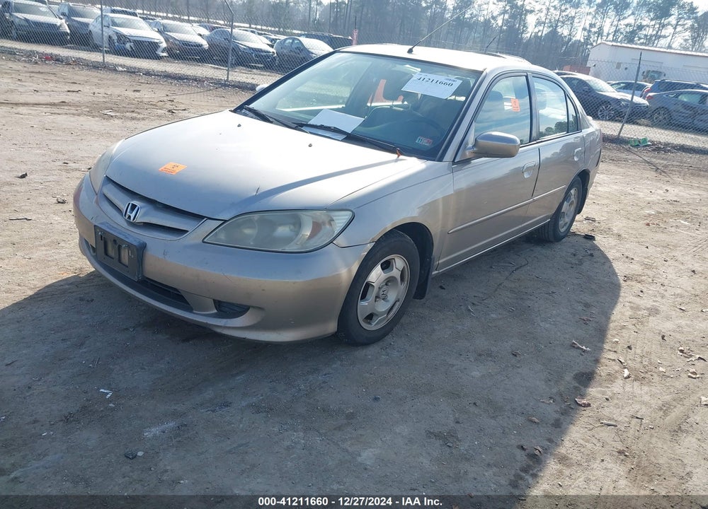 2005 HONDA CIVIC HYBRID VIN: JHMES96645S007107