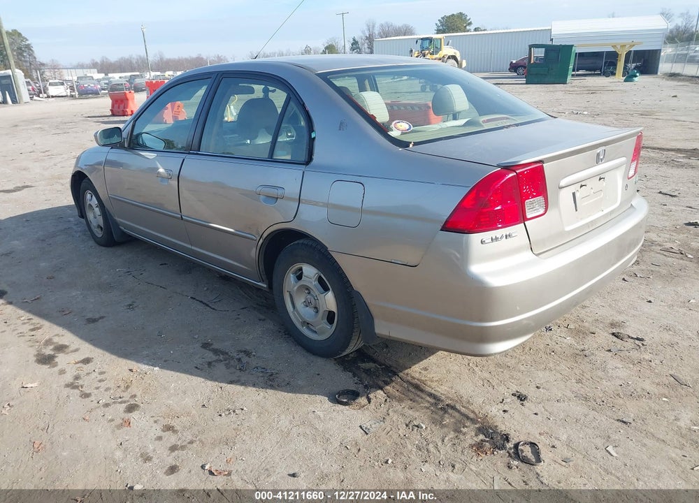 2005 HONDA CIVIC HYBRID VIN: JHMES96645S007107