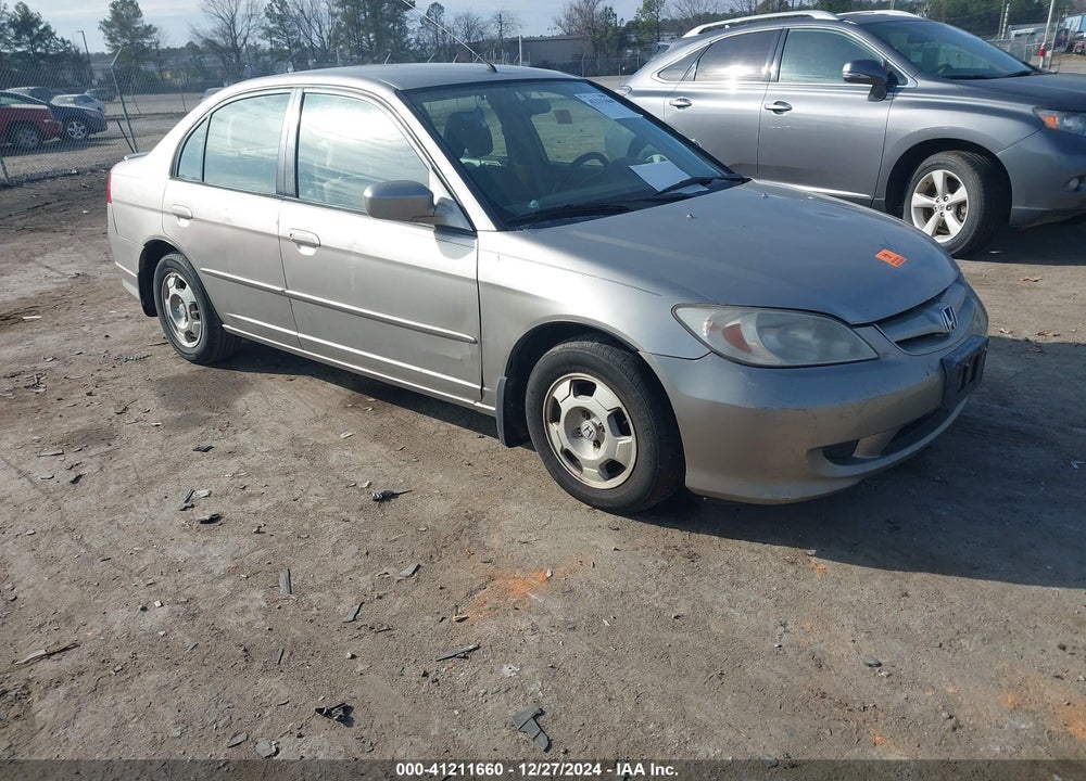 2005 HONDA CIVIC HYBRID VIN: JHMES96645S007107