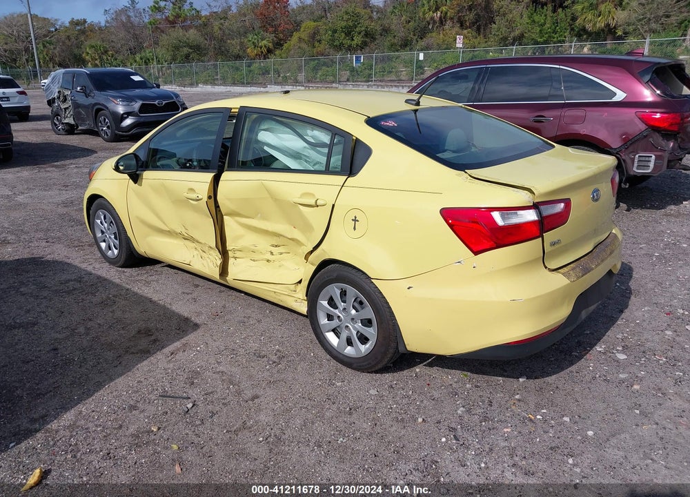 2016 KIA RIO LX VIN: KNADM4A36G6665544