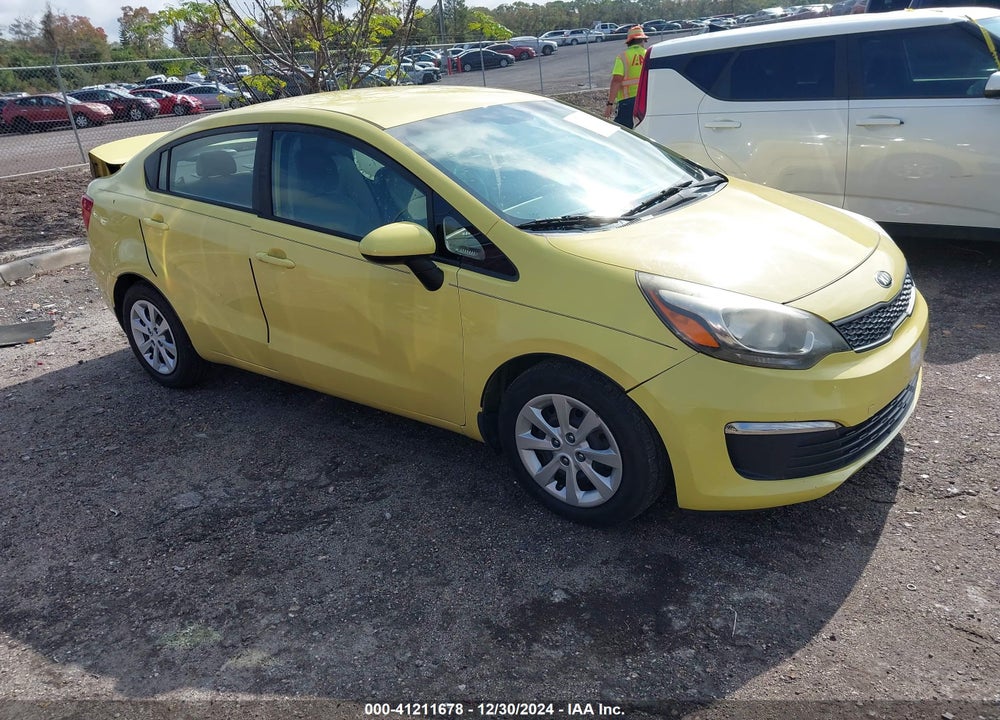 2016 KIA RIO LX VIN: KNADM4A36G6665544