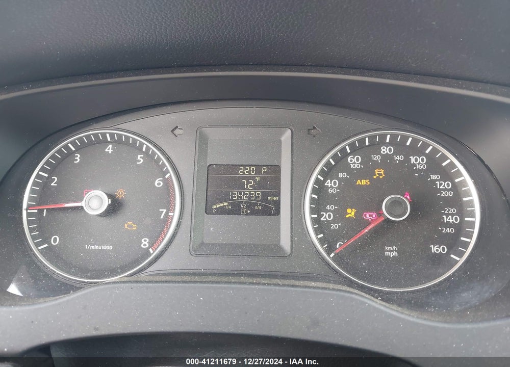 2012 VOLKSWAGEN JETTA 2.5L SE VIN: 3VWDP7AJ5CM451212