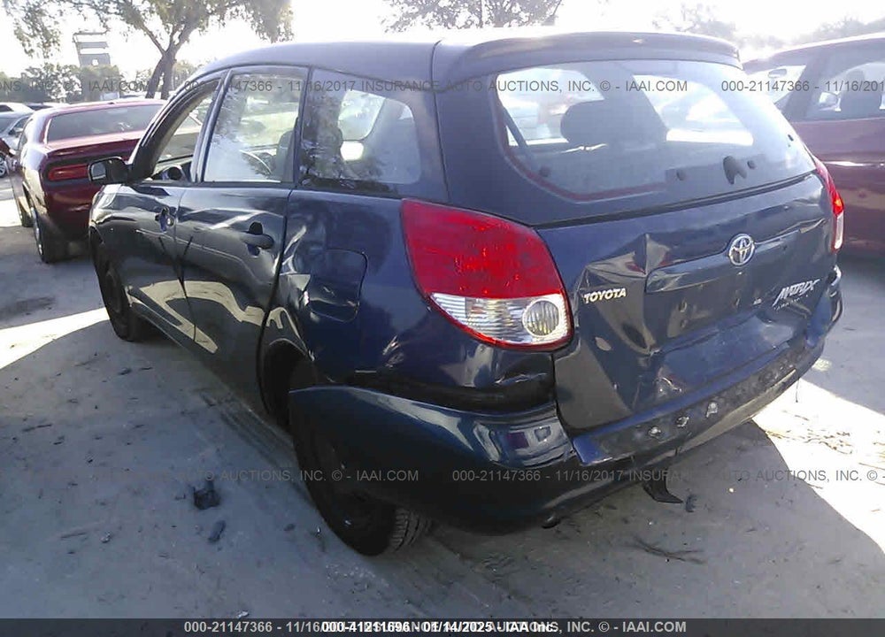 2004 TOYOTA MATRIX STANDARD VIN: 2T1KR32E04C181749
