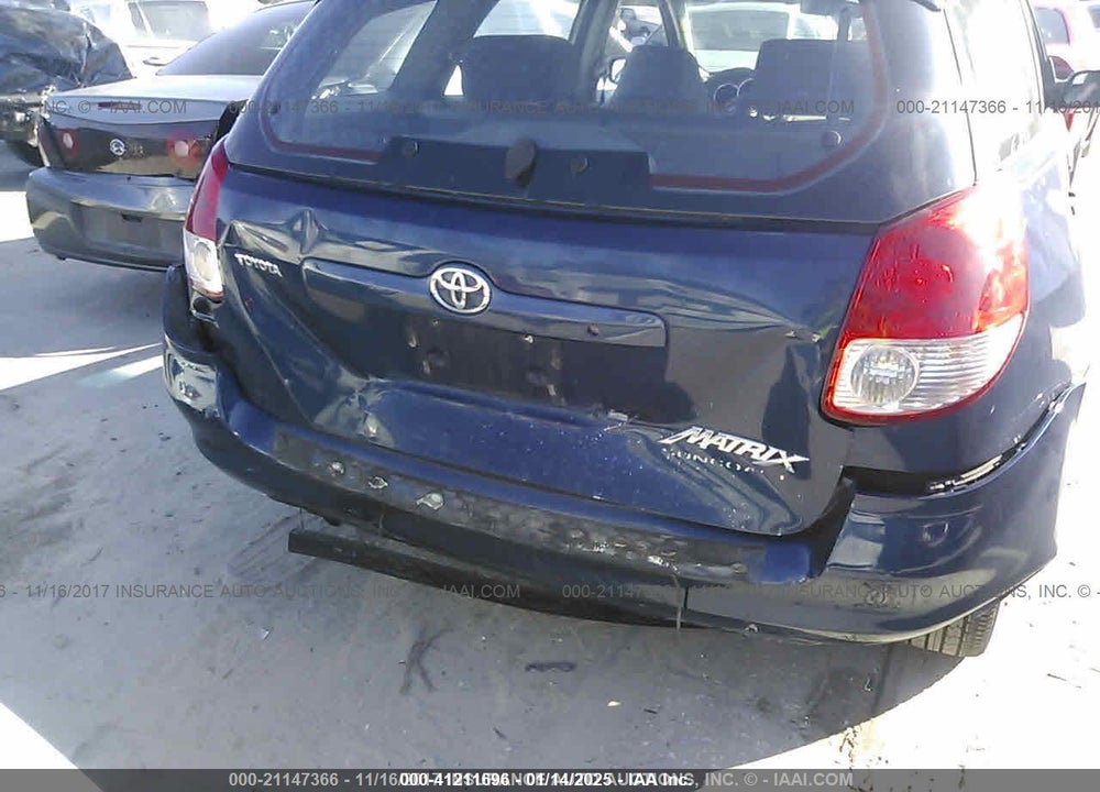 2004 TOYOTA MATRIX STANDARD VIN: 2T1KR32E04C181749