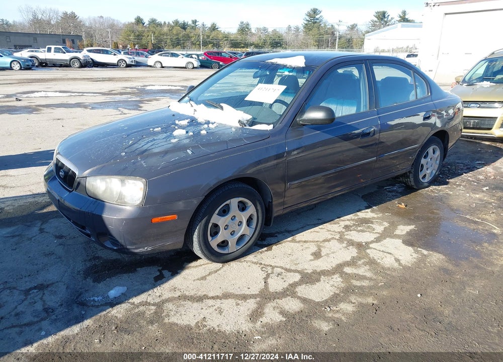 2001 HYUNDAI ELANTRA GLS VIN: KMHDN45D11U220176
