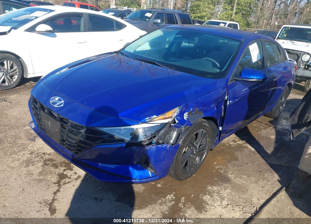 2022 HYUNDAI ELANTRA SEL VIN: KMHLS4AG7NU306831