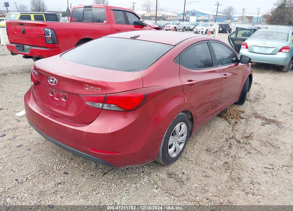 2016 HYUNDAI ELANTRA SE/SPORT/LIMITED VIN: 5NPDH4AEXGH692101
