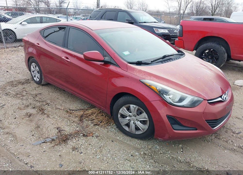 2016 HYUNDAI ELANTRA SE/SPORT/LIMITED VIN: 5NPDH4AEXGH692101