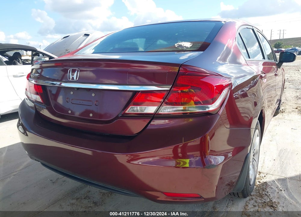 2014 HONDA CIVIC LX VIN: 19XFB2F58EE080567