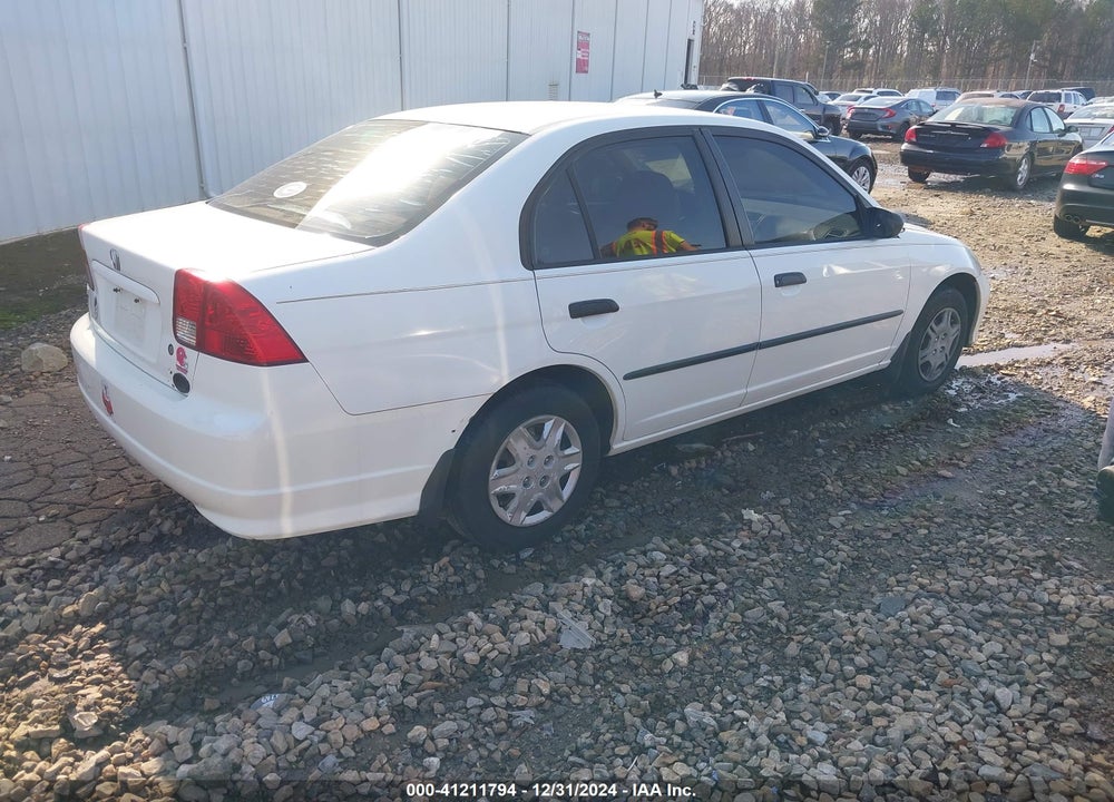 2005 HONDA CIVIC DX VP VIN: 1HGES16325L002864